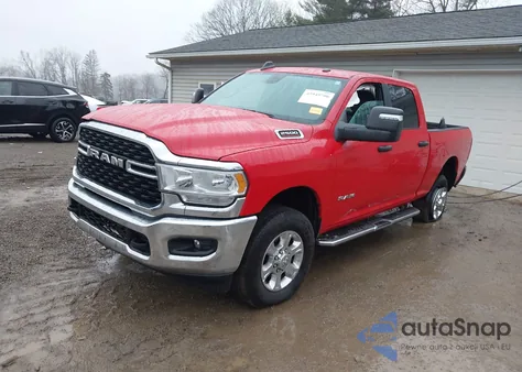 2024 Ram 2500 Big Horn 4X4 6'4 Box из США, поврежденный, VIN 3C6UR5DJ4RG406404